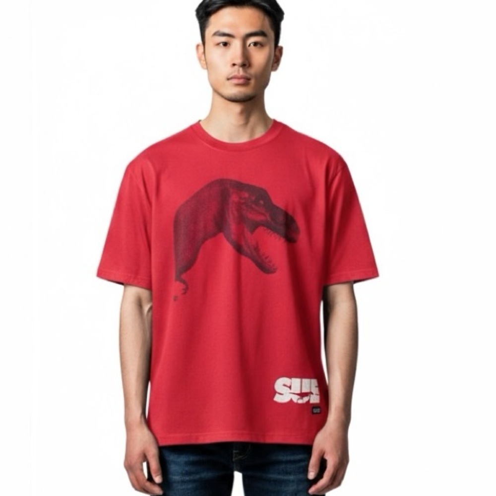 Sue at the Field Museum 100% Cotton Short Sleeve Unisex Tee Shirt Size Medium